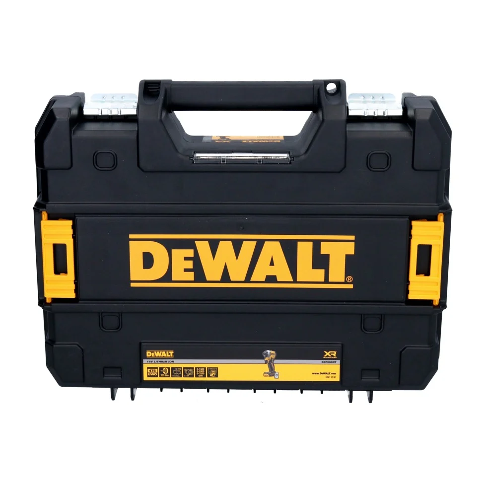 Akumulatorowy klucz udarowy DeWalt DCF 850 D1 18 V 205 Nm 1/4" bezszczotkowy - 1x akumulator 2,0 Ah + ładowarka + TSTAK