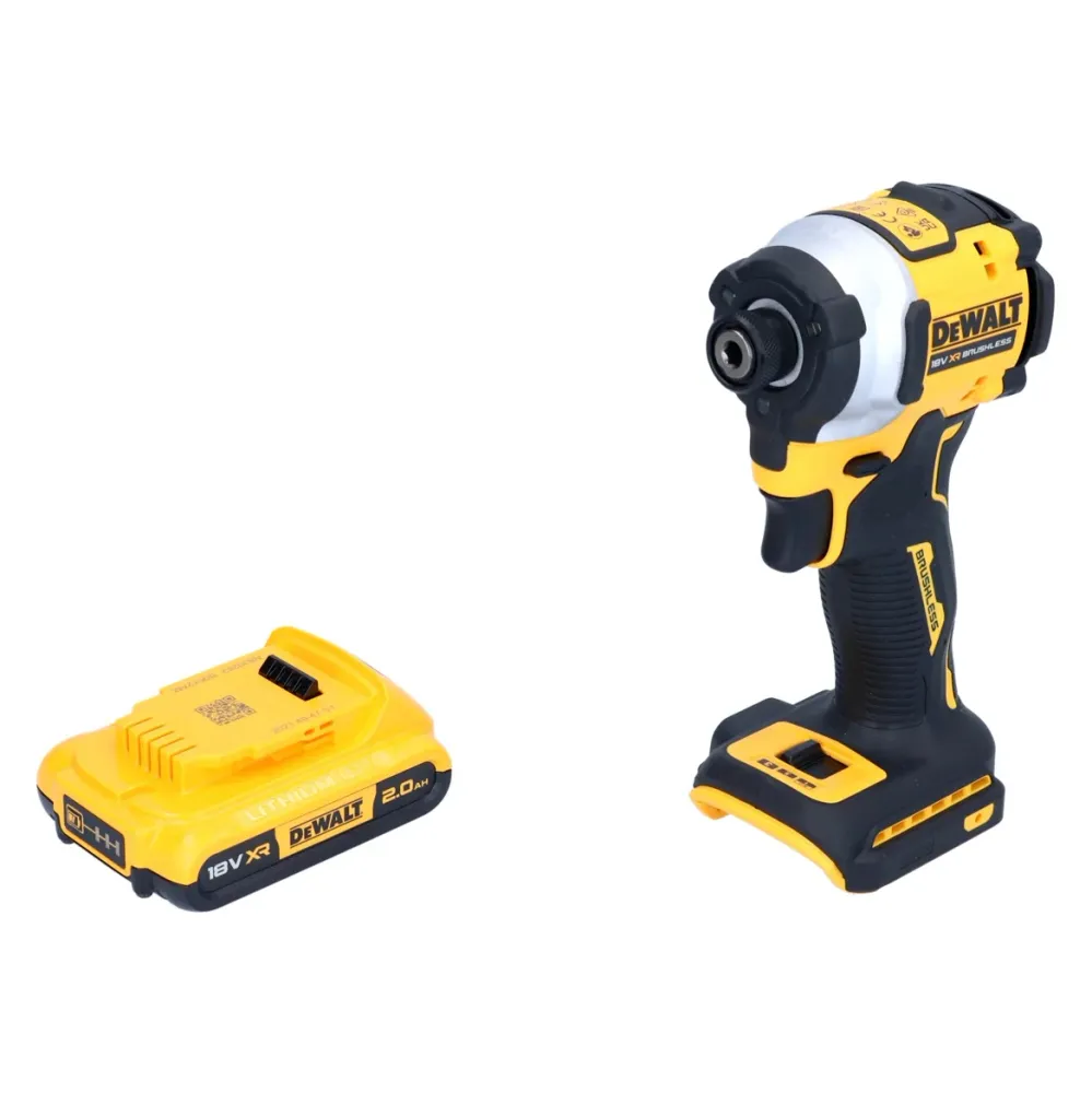 Akumulatorowy klucz udarowy DeWalt DCF 850 N 18 V 205 Nm 1/4" bezszczotkowy + 1x akumulator 2,0 Ah - bez ładowarki