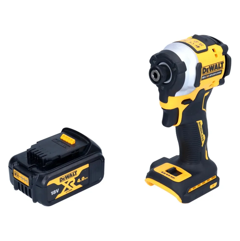 Akumulatorowy klucz udarowy DeWalt DCF 850 N 18 V 205 Nm 1/4" bezszczotkowy + 1x akumulator 4,0 Ah - bez ładowarki