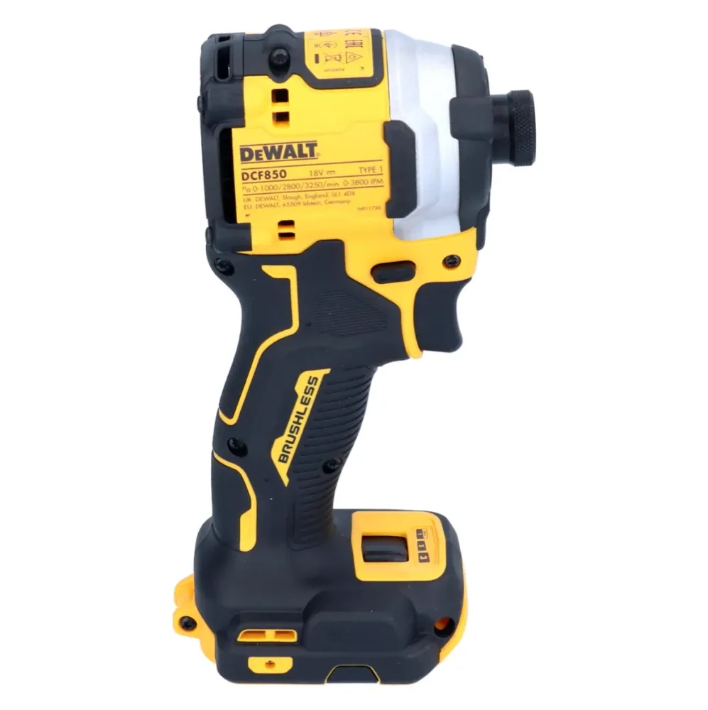 Akumulatorowy klucz udarowy DeWalt DCF 850 E1 18 V 205 Nm 1/4" bezszczotkowy + 1x akumulator 1,7 Ah + ładowarka