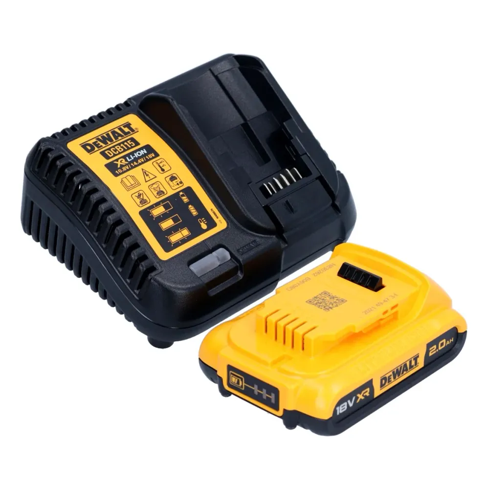 Akumulatorowy klucz udarowy DeWalt DCF 850 D1 18 V 205 Nm 1/4" bezszczotkowy + 1x akumulator 2,0 Ah + ładowarka
