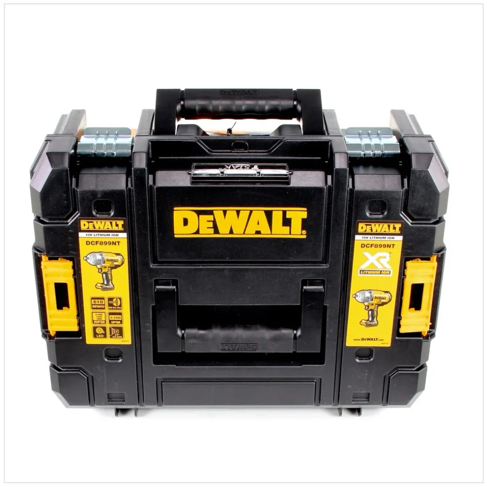 Akumulatorowy klucz udarowy DeWalt DCF 899 M2 18V 1/2" 950Nm z bezszczotkową blokadą kulkową + 2x akumulator 4.0Ah + ładow...