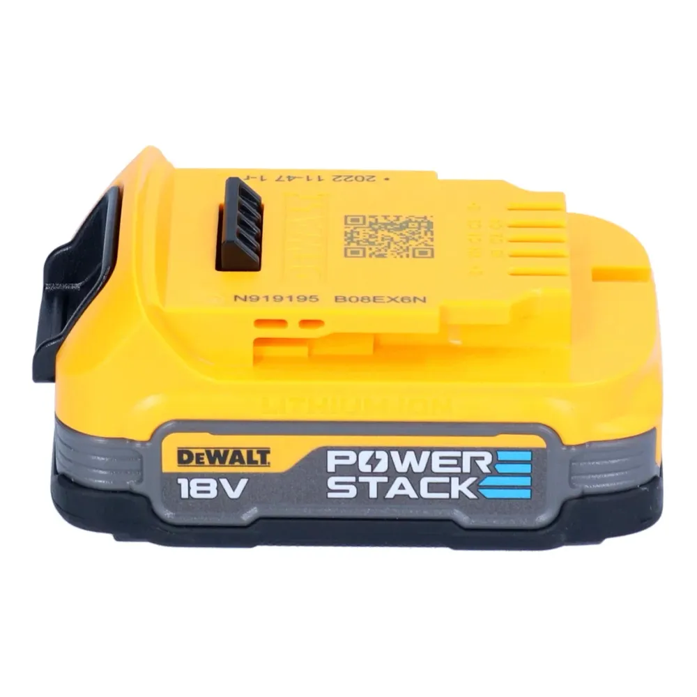DeWalt DCW 682 NT akumulatorowy płaski frez do kołków 18 V 102 x 20 mm bezszczotkowy + 1x akumulator Powerstack 1,7 Ah + T...