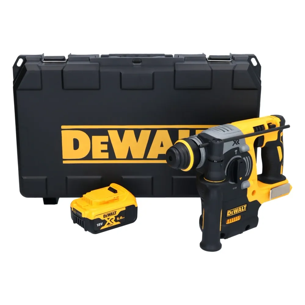 DeWalt DCH 273 NT Akumulatorowy młot udarowo-obrotowy 18 V 2,1 J SDS Plus bezszczotkowy + 1x akumulator 5,0 Ah + walizka -...