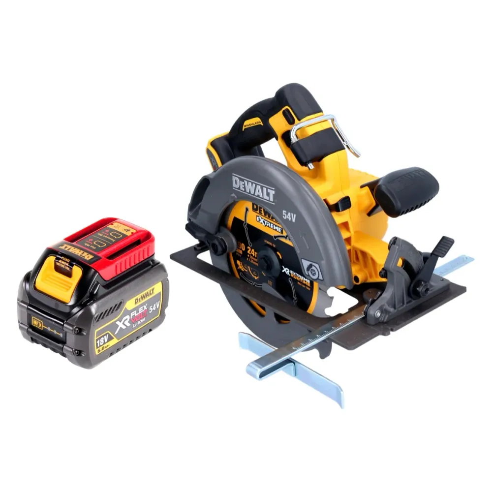 DeWalt DCS 575 N Akumulatorowa pilarka tarczowa 54 V FlexVolt 190 mm bezszczotkowa + 1x akumulator 6,0 Ah - bez ładowarki