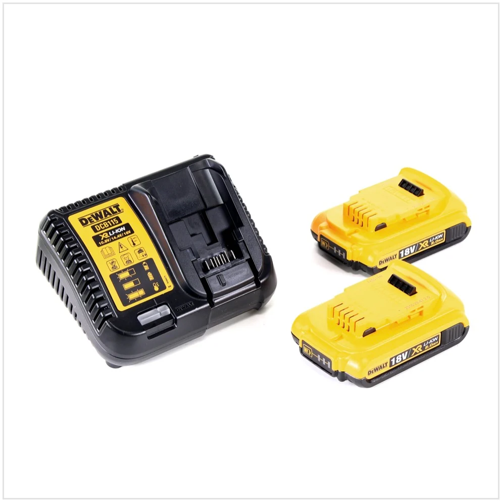 Strugarka akumulatorowa DeWalt DCP 580 D2 18V 82mm + 2x akumulator 2.0Ah + ładowarka + TSTAK