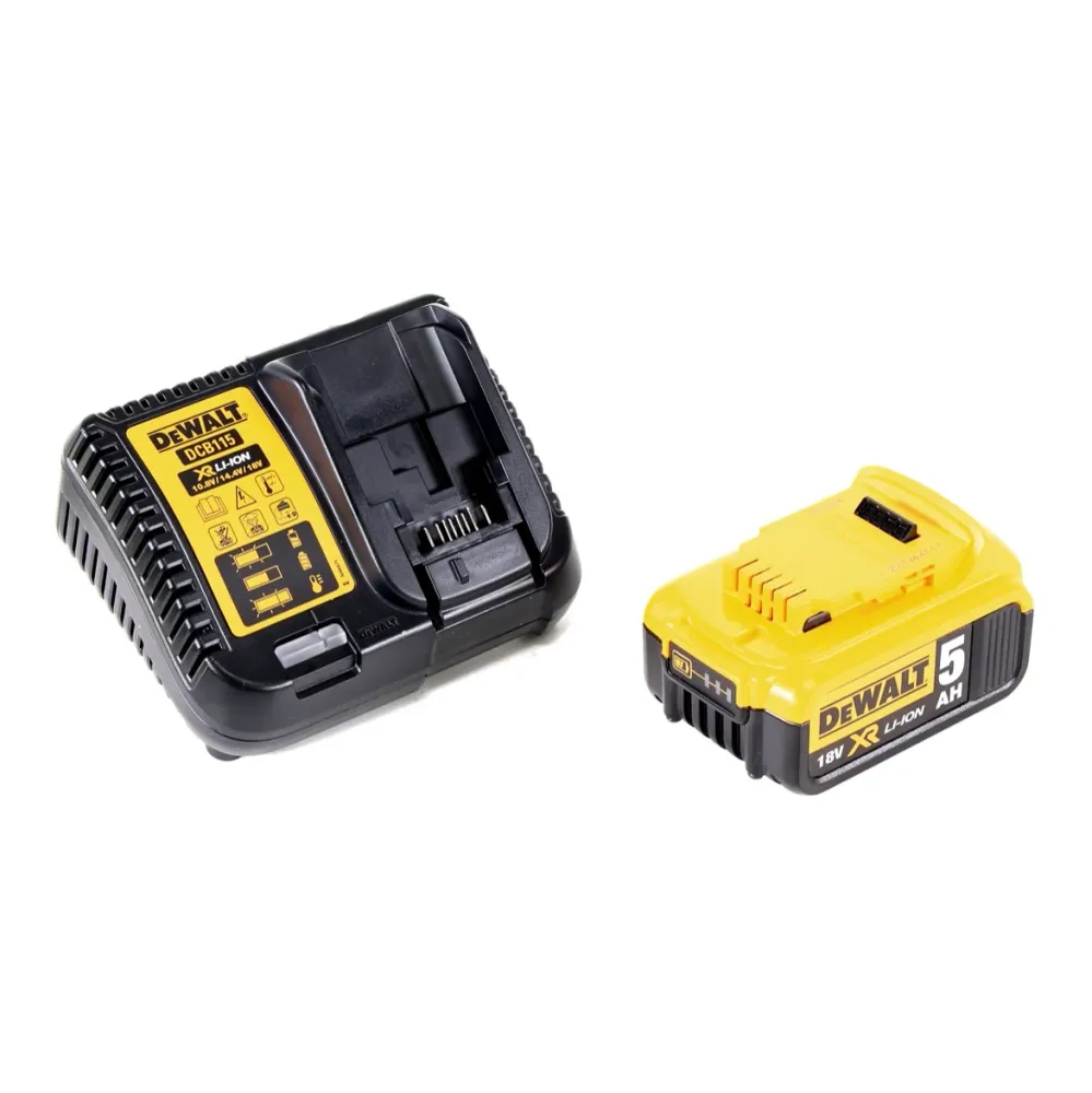 Wiertarka kątowa akumulatorowa Dewalt DCD 740 P1 + 1x akumulator 5,0 Ah + ładowarka + TSTAK