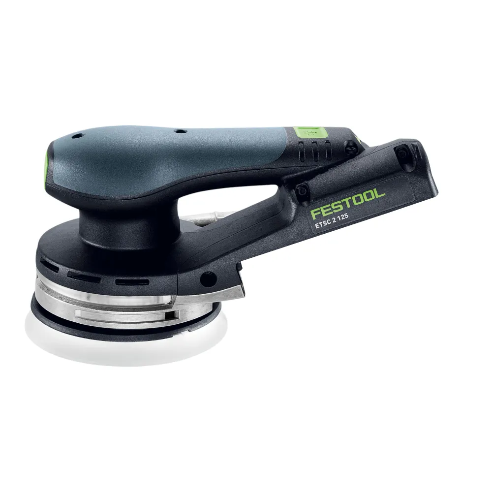 Festool ETSC 2 125-Basic akumulatorowa szlifierka oscylacyjna bezszczotkowa 18 V 125 mm + 2x akumulator 5,0 Ah + ładowarka...