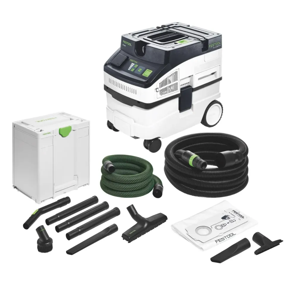 Festool CT 15 E CLEANTEC odkurzacz mobilny 15 l ( 577410 ) + Festool RS-HW D 36-Plus ( 577258 ) Zestaw do czyszczenia Craf...