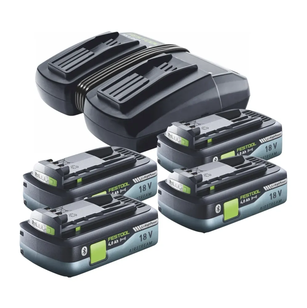 Festool CTLC MINI I-Basic akumulatorowy odkurzacz mobilny 36 V ( 2x 18 V ) klasa pyłu L + 4x akumulator 4,0 Ah + ładowarka...