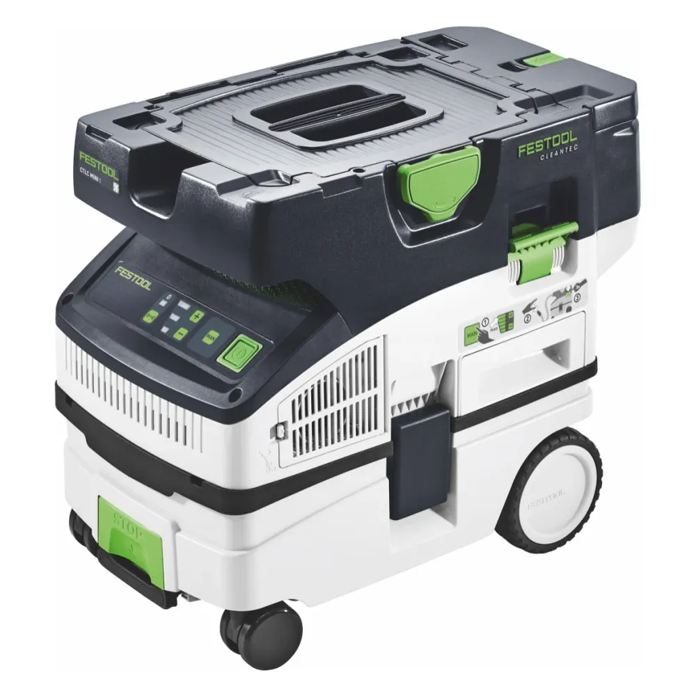Festool CTLC MINI I-Plus akumulatorowy odkurzacz mobilny 36 V ( 2x 18 V ) klasa pyłu L ( 577670 ) + 4x akumulator 5,0 Ah +...