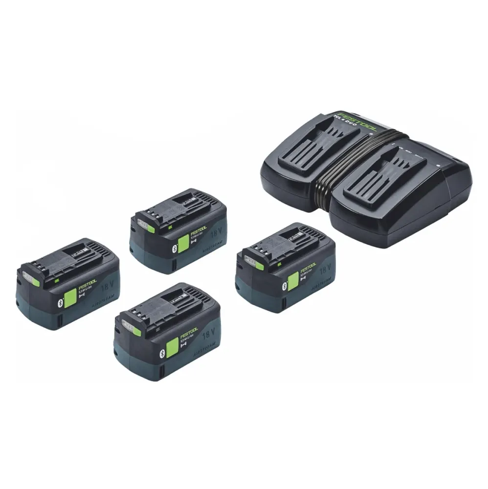 Festool CTLC MINI I-Plus akumulatorowy odkurzacz mobilny 36 V ( 2x 18 V ) klasa pyłu L ( 577670 ) + 4x akumulator 5,0 Ah +...