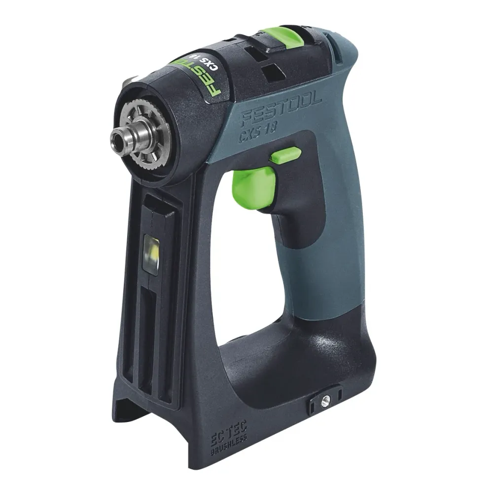 Festool CXS 18-Basic-Set akumulatorowa wiertarko-wkrętarka 18 V 40 Nm bezszczotkowa + 2x akumulator 5,0 Ah + ładowarka + s...