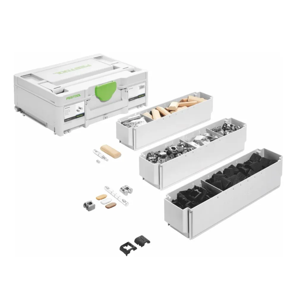 Festool DOMINO XL DF 700 EQ-Plus frezarka do kołków 720 W + Festool SV-SYS D14 seria złączy Domino + Systainer