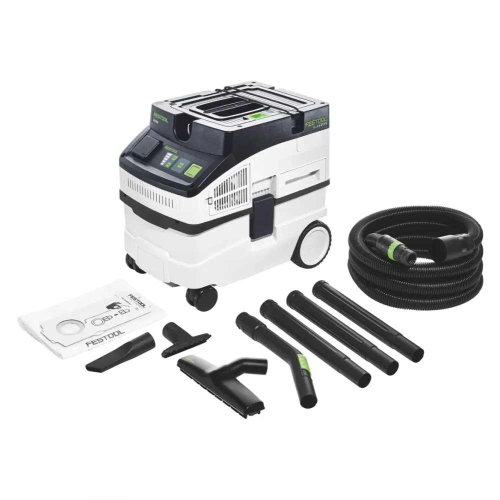 Festool CT 15 E-Set CLEANTEC odkurzacz mobilny 15 l + zestaw czyszczący ( 577415 ) - Następca 575988