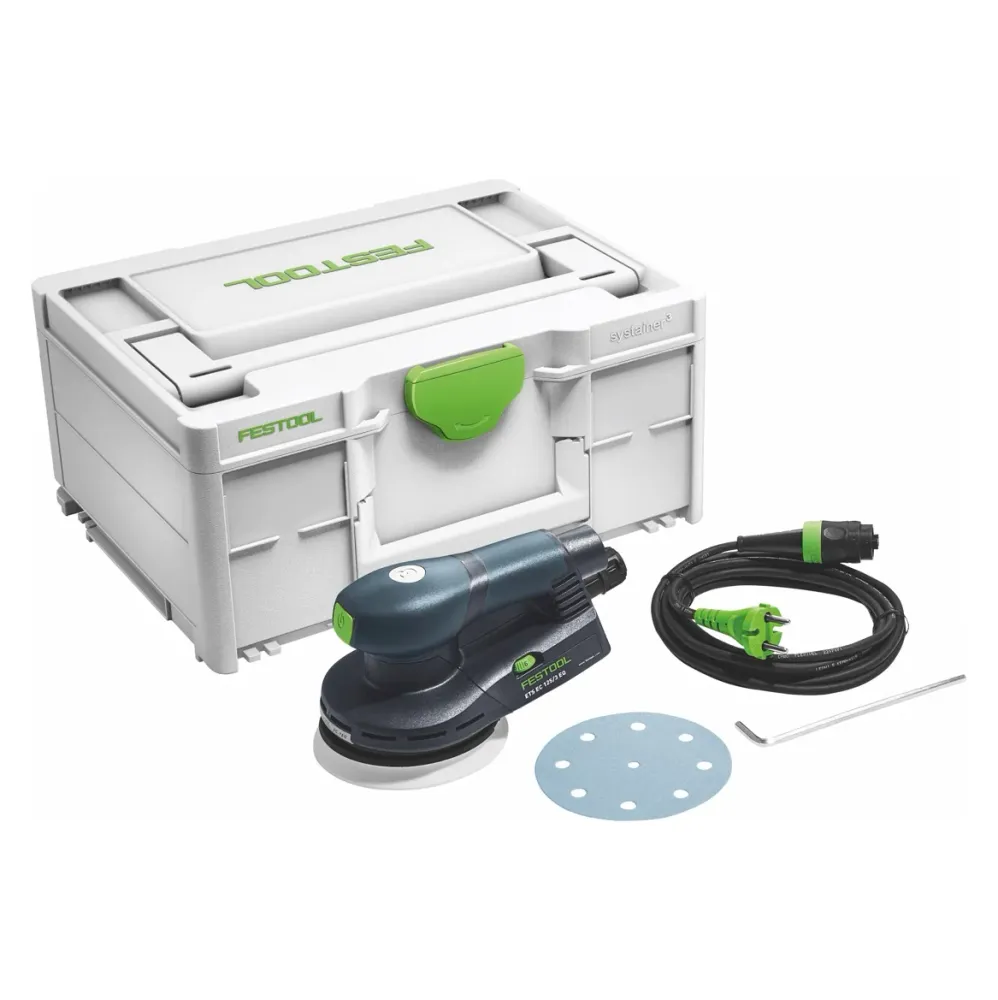 Festool ETS EC 125/3 EQ-Plus szlifierka oscylacyjna 400 W 125 mm bezszczotkowa ( 576341 ) + Systainer