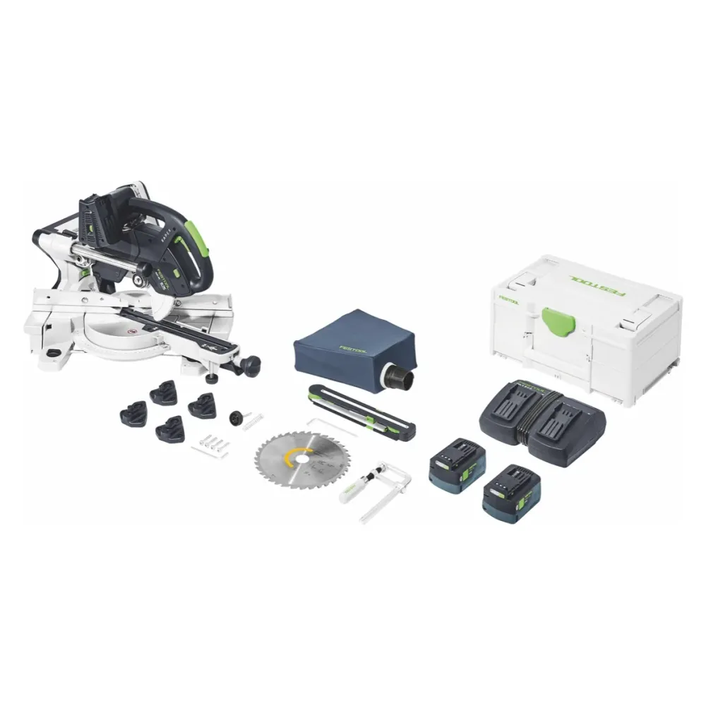 Festool KSC 60 EB 5,0 I-Plus KAPEX akumulatorowa pił poprzeczna 18 V / 36 V 216 mm ( 577665 ) Bezszczotkowa + 2x akumulato...