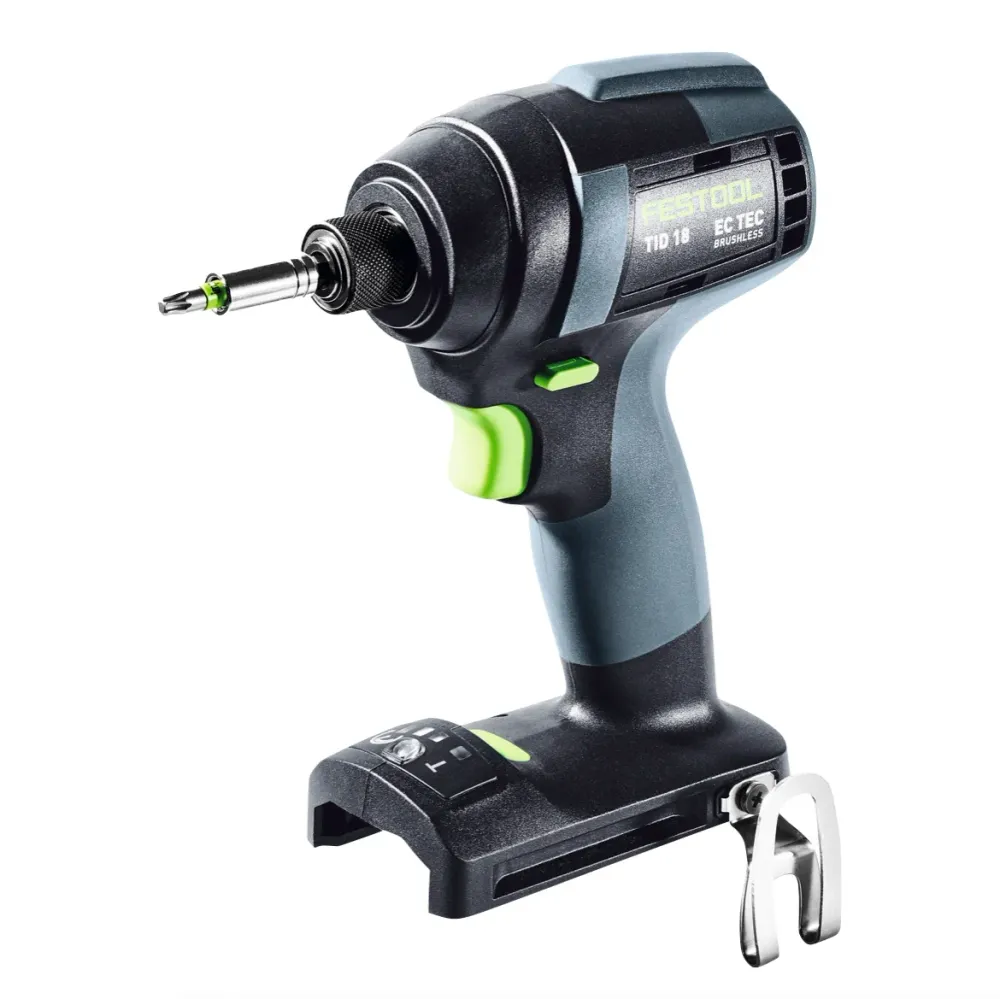 Festool TID 18-Basic akumulatorowy klucz udarowy 18 V 180 Nm 1/4" + 2x akumulator 3,0 Ah + ładowarka + systainer