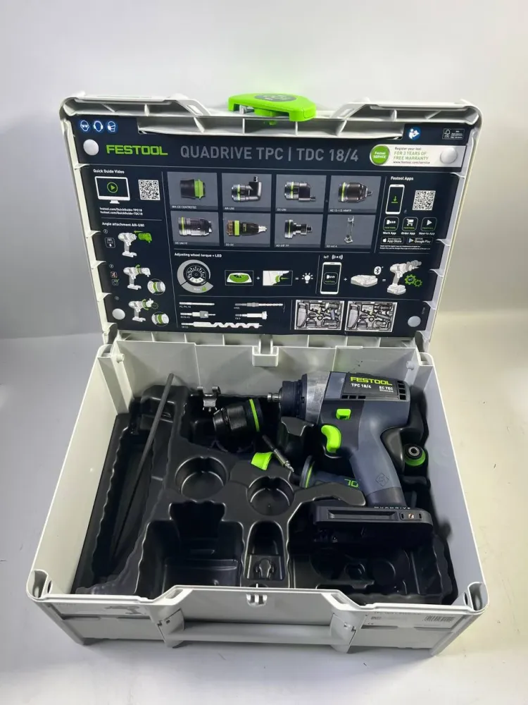Festool TPC 18/4 I-Basic akumulatorowa wiertarko-wkrętarka udarowa 18 V 75 Nm ( 575604 ) bezszczotkowa + Systainer - bez a...