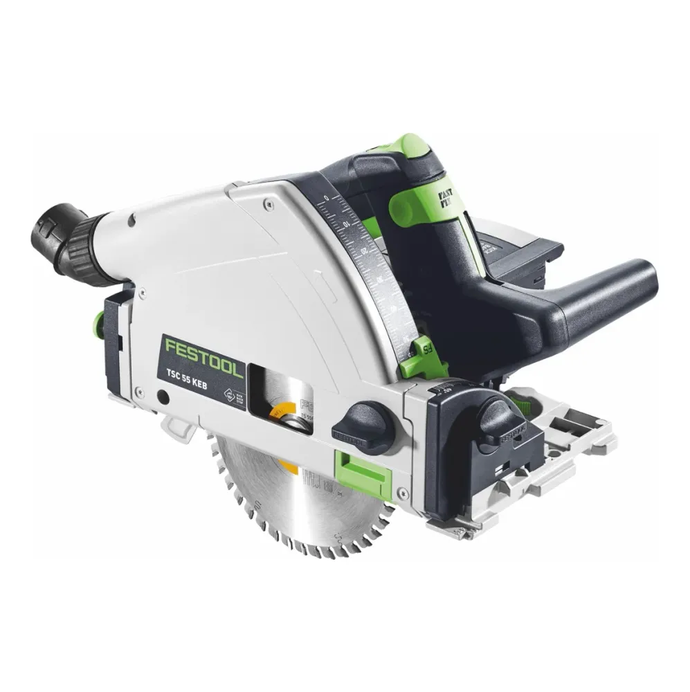 Festool TSC 55 KEB-Basic akumulatorowa zagłębiarka 18 V / 36 V ( 2x 18 V ) 160 mm bezszczotkowa + 2x akumulator 4,0 Ah + p...