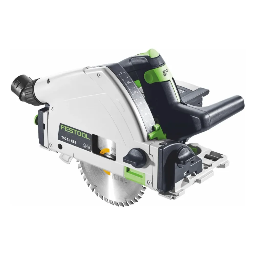 Festool TSC 55 KEB-Basic akumulatorowa zagłębiarka 18 V / 36 V ( 2x 18 V ) 160 mm bezszczotkowa + 2x akumulator 5,0 Ah + S...