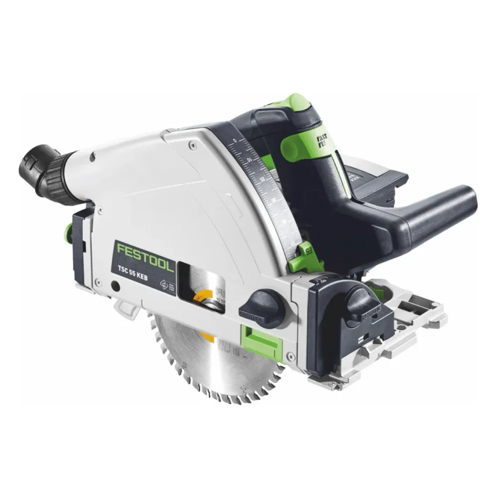 Festool TSC 55 KEB-Basic akumulatorowa zagłębiarka 18 V / 36 V ( 2x 18 V ) 160 mm bezszczotkowa + 2x akumulator 4,0 Ah + S...
