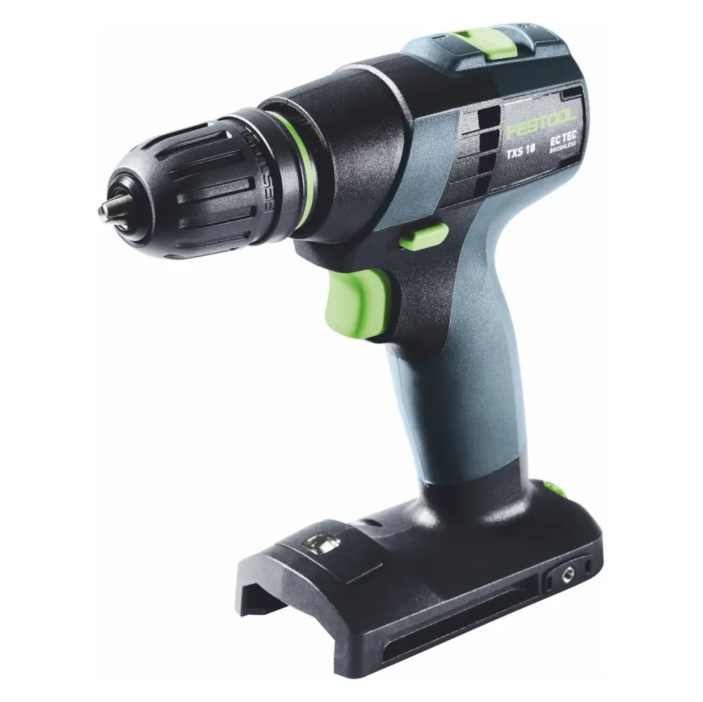 Festool TXS 18-Basic akumulatorowa wiertarko-wkrętarka 18 V 40 Nm bezszczotkowa + 1x akumulator 3,0 Ah + ładowarka + systa...
