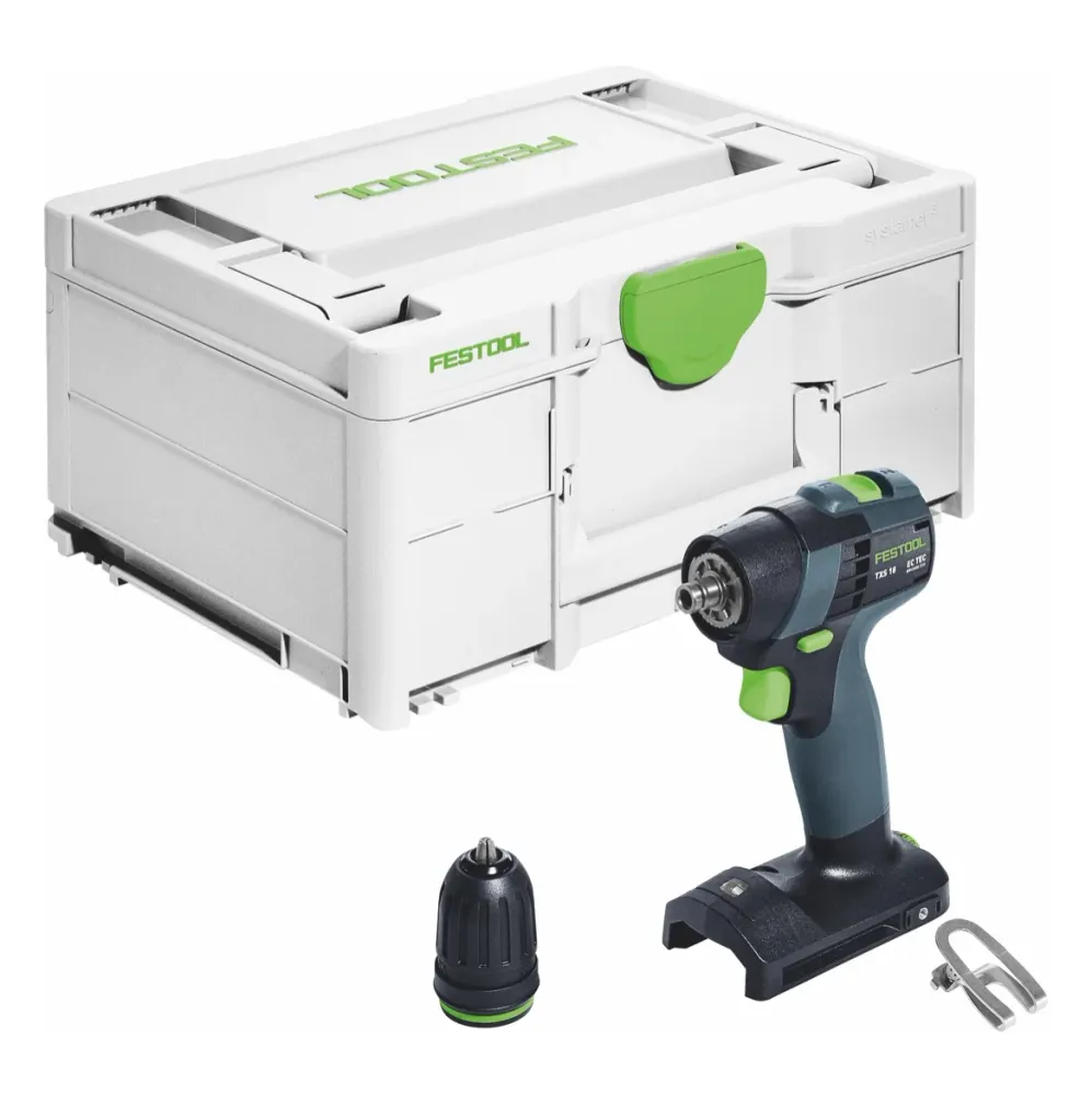 Festool TXS 18-Basic akumulatorowa wiertarko-wkrętarka 18 V 40 Nm bezszczotkowa ( 576894 ) + systainer - bez akumulatora,...