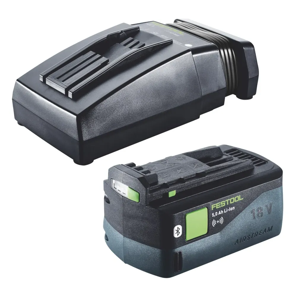 Festool TXS 18-Basic-Set akumulatorowa wiertarko-wkrętarka 18 V 40 Nm bezszczotkowa + 1x akumulator 5,0 Ah + ładowarka + s...