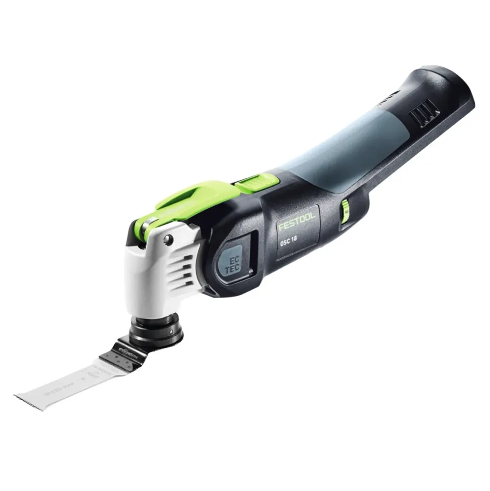 Festool VECTURO OSC 18 E-Basic akumulatorowe narzędzie oscylacyjne 18 V Starlock Max Brushless + 1x akumulator 5,0 Ah + ła...