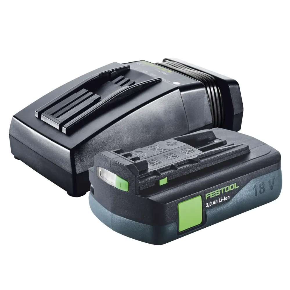 Festool VECTURO OSC 18 E-Basic Set Oscylator akumulatorowy 18 V Starlock Max bezszczotkowy + 1x akumulator 3,0 Ah + ładowa...