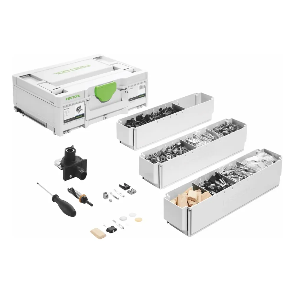 Frez do kołków Festool DF 500 Q-Plus 420 W 4 - 10 mm + Systainer ( 576413 ) + KV-SYS D8 DOMINO ( 576797 )