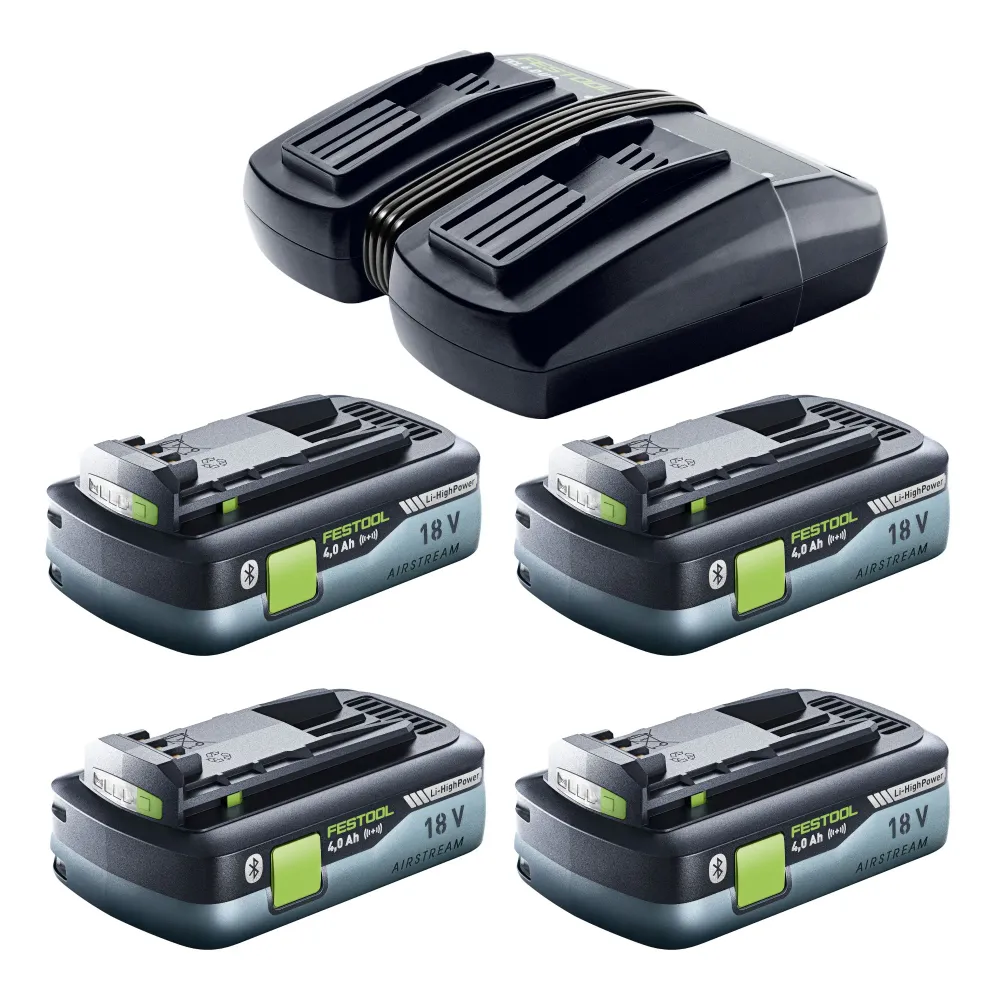 Festool KAPEX KSC 60 EB-Basic akumulatorowa przecinarka 18 V / 36 V 216 mm bezszczotkowa + 4x akumulator 4,0 Ah + ładowark...