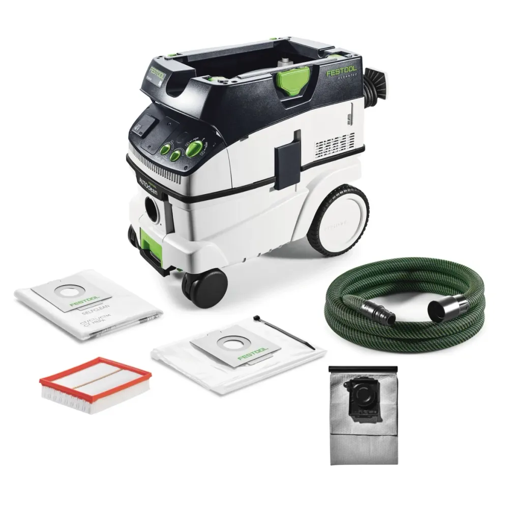 Odkurzacz mobilny Festool CTL 26 E AC Cleantec 26l klasa pyłów L ( 574945 ) + dodatkowy filtr