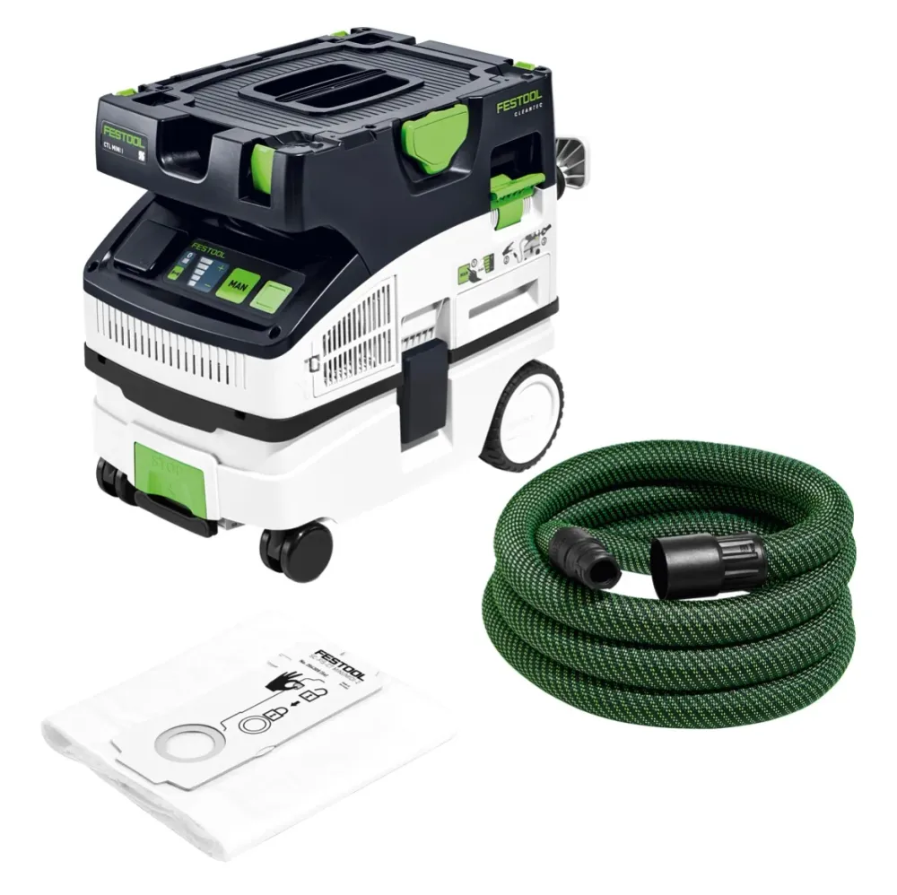 Odkurzacz mobilny Festool CTL MINI I CLEANTEC 10l klasa pyłów L ( 574840) + akcesoria