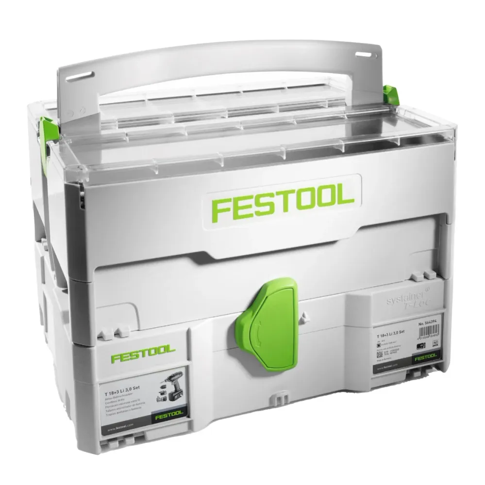 Walizka narzędziowa Festool SYS-SB Storage Box z odchylanymi górnymi przegródkami ( 499901 )