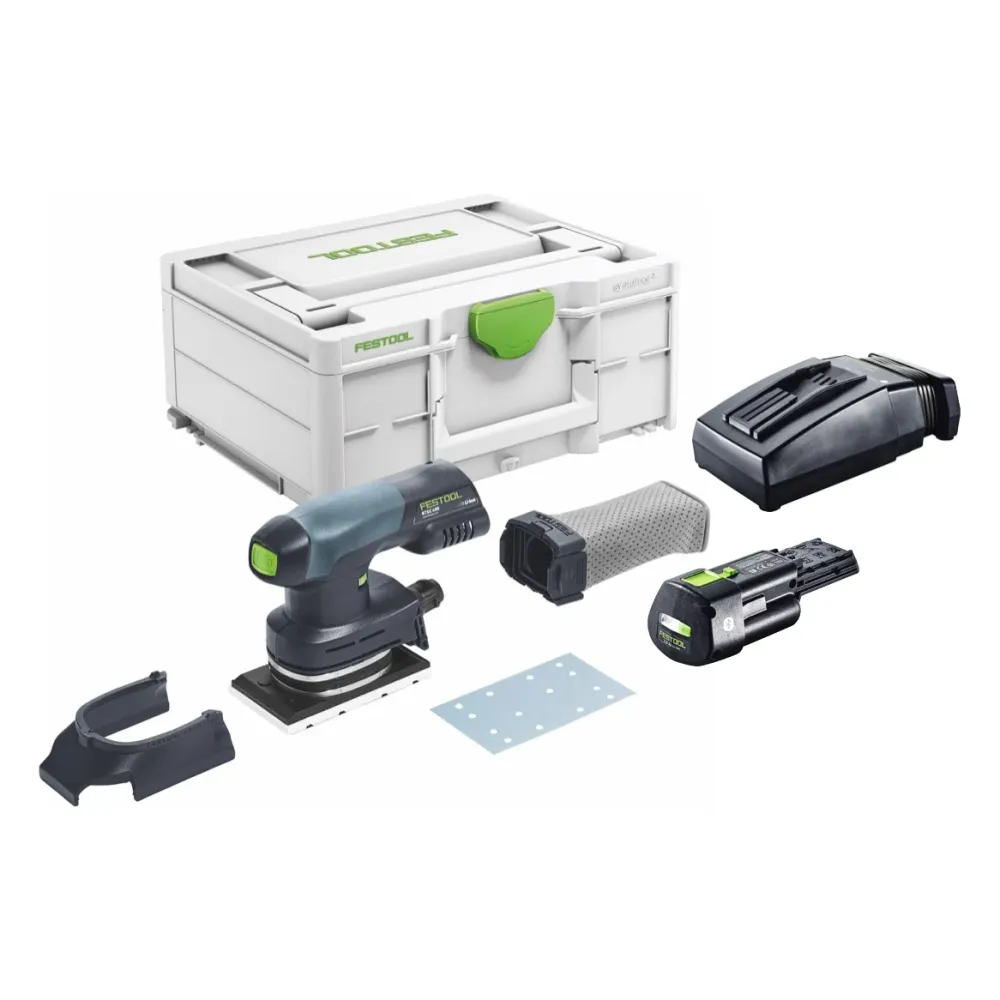 Zrywarka akumulatorowa Festool RTSC 400-Basic 18 V 80 x 130 mm bezszczotkowa + 1x akumulator 3,0 Ah + ładowarka + Systainer