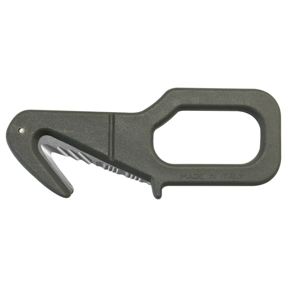 Fox Knives 640 OD Awaryjne nóż ratownicze AISI 420 Stal nierdzewna 54-56 HRC