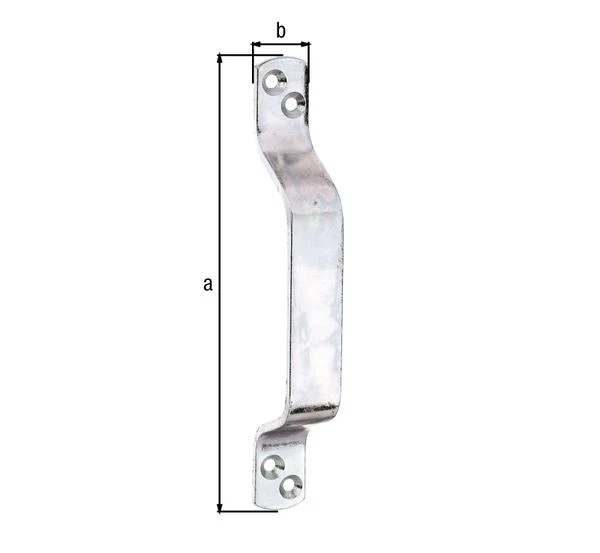 GAH Uchwyt bramki Alberts ( 8002746154 ) Długość 190 mm Szerokość 25 mm Liczba otworów 4