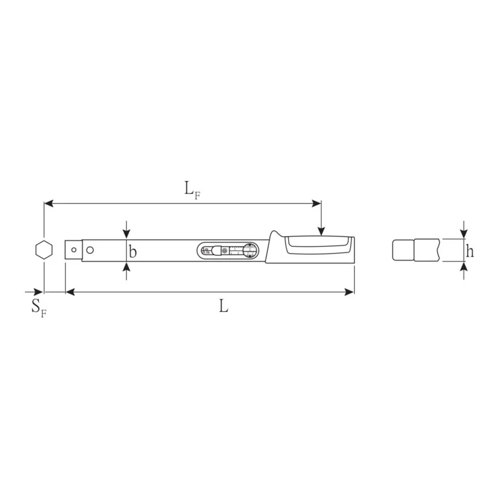 Klucz dynamometryczny STAHLWILLE 730/5 Quick 6 - 50 Nm ( 4000826513 )