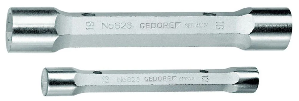 Klucz nasadowy podwójny GEDORE 626 Szerokość w poprzek płaskowników 16 x 17 mm Długość 155 mm ( 4000772568 )