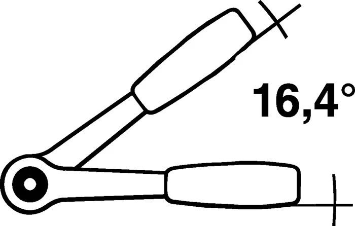 Klucz oczkowy z grzechotką Stahlwille 25 ( 4000826135 ) 9 x 10 mm Liczba zębów 22