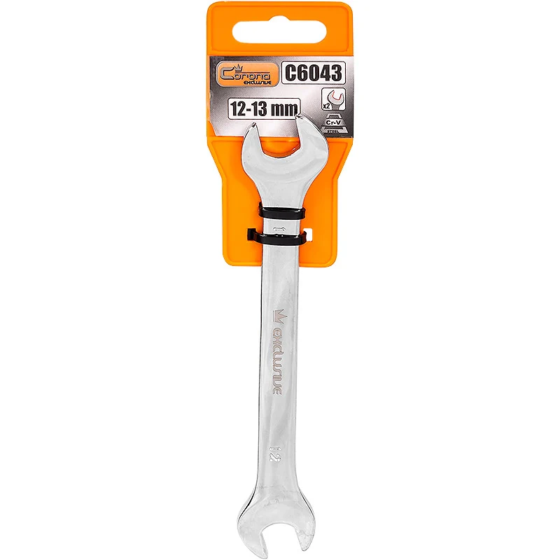 Klucz płaski, polerowany 14x15 | C6044
