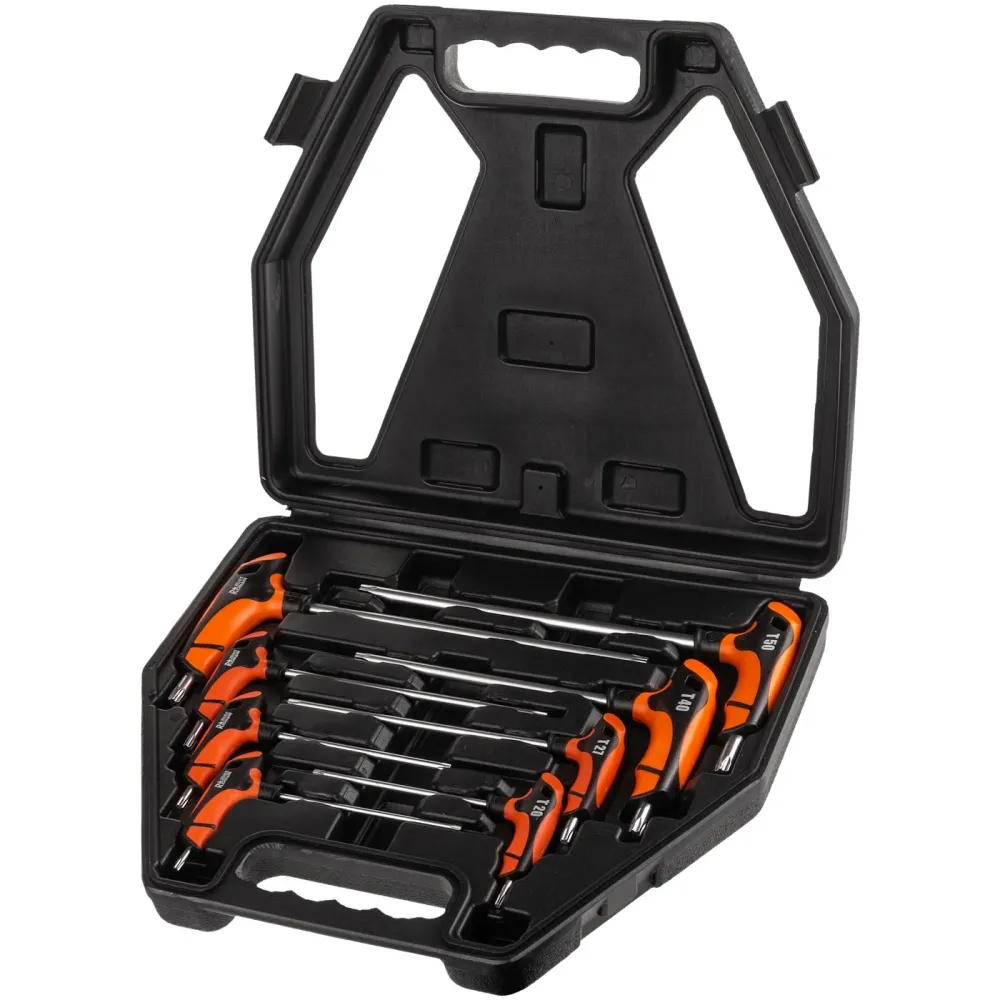Klucze torx uchwyt "T" t15-t50 mm zestaw 8 el. | C6606
