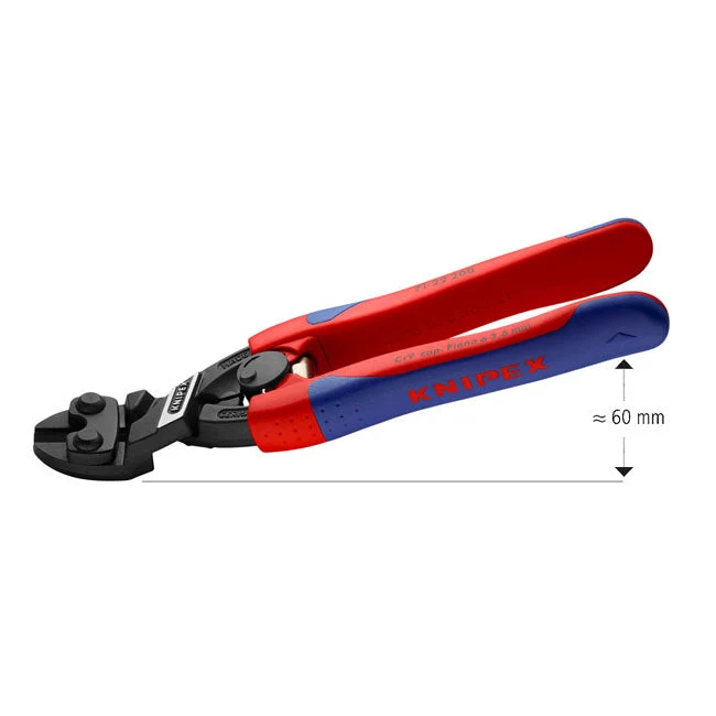 Knipex Kompaktowy obcinak do śrub z głowicą kątową 20°