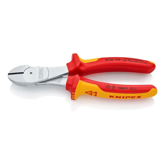Knipex Szczypce do cięcia ukośnego z wysokim przełożeniem VDE