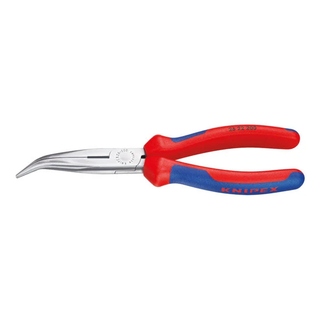 Knipex Szczypce półokrągłe z końcówkami tnącymi bocznymi pod kątem 45