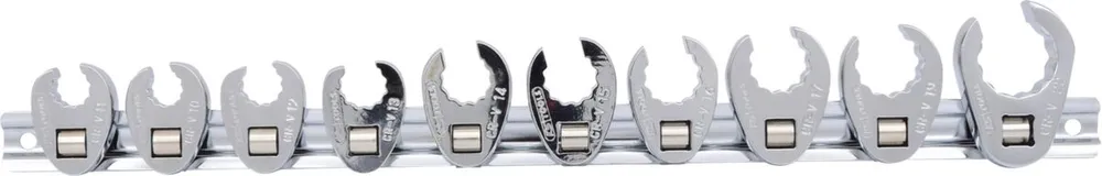 KS TOOLS 3/8" 12-kant-Einsteck-Maulschlüssel-Satz, 10-tlg10-22mm ( 913.3900 )