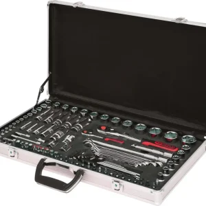 KS TOOLS 1/4"+1/2" CHROMEplus Steckschlüssel-Satz, 102-tlg ( 918.0702 )