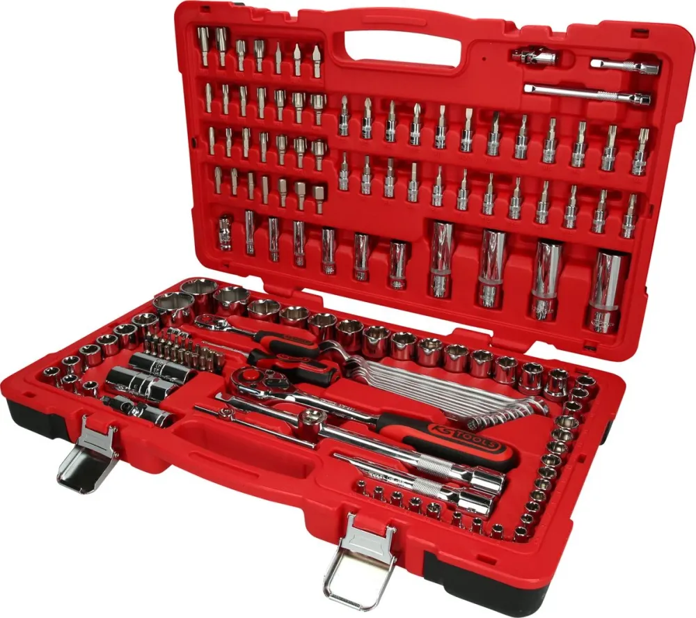 KS TOOLS 1/4"+1/2" CHROMEplus Steckschlüssel-Satz, 151-tlg ( 958.0751 )